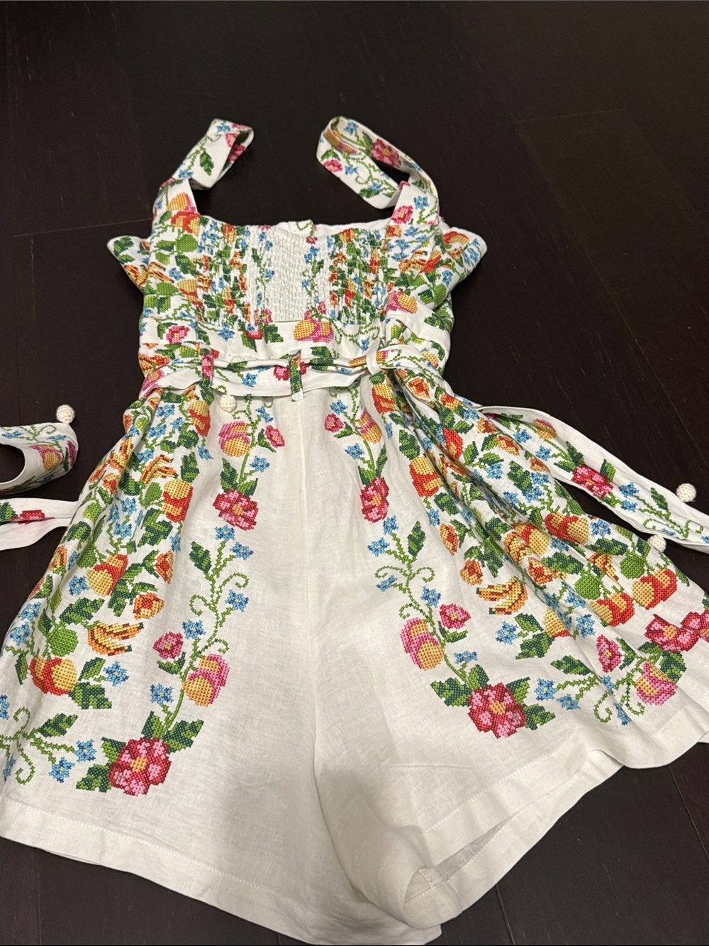 Farm Rio Tropical Romance Romper - Picture 4 of 6